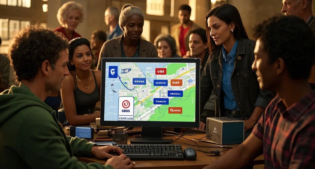 Como funciona o mapeamento de serviços públicos e privados